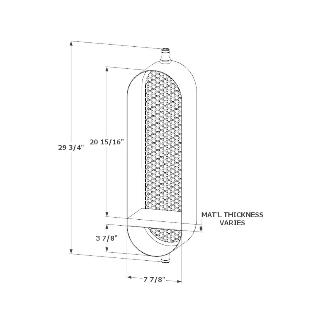 8" Honeycomb Capsule