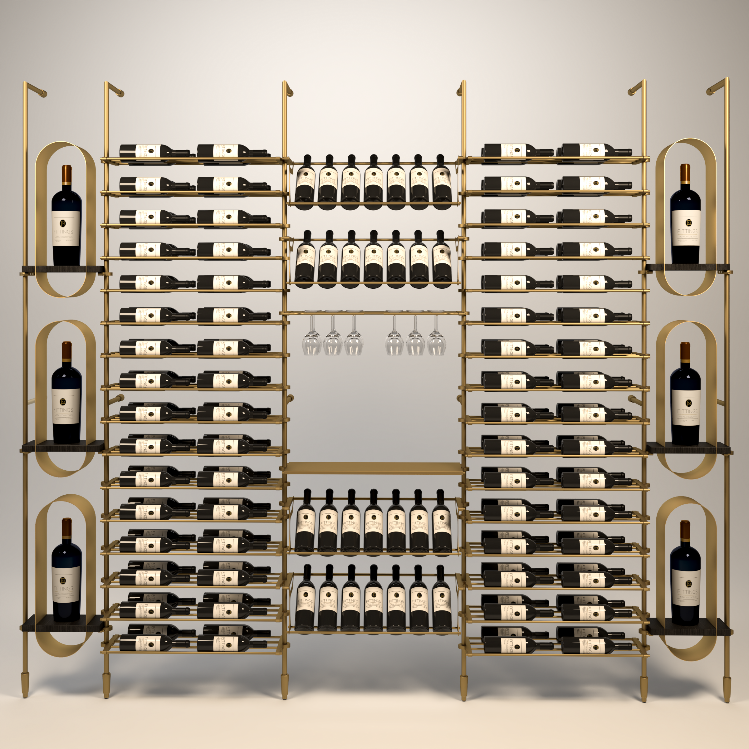 Abruzzo Wine Wall - 160 Bottles