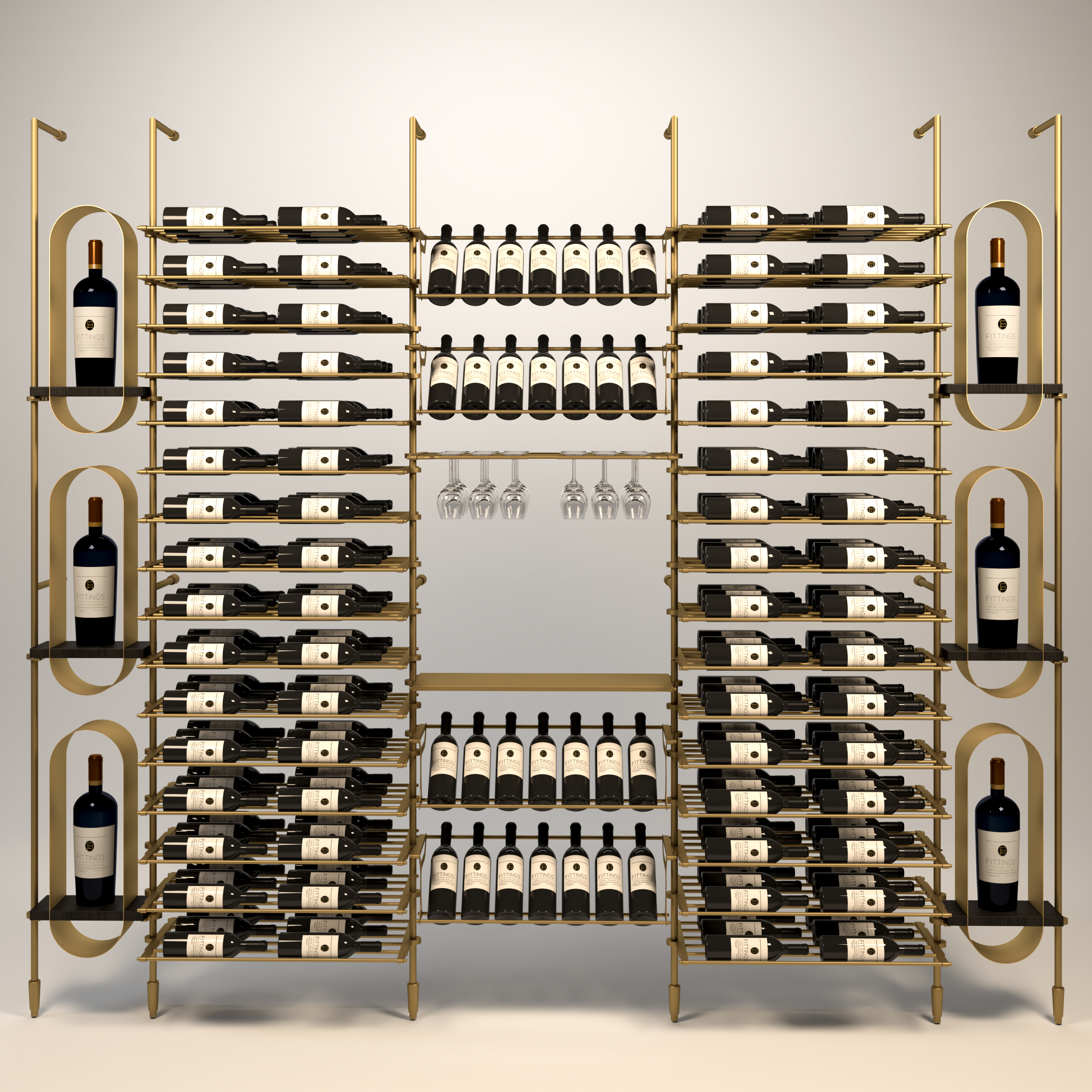 Abruzzo Wine Wall - 224 Bottles