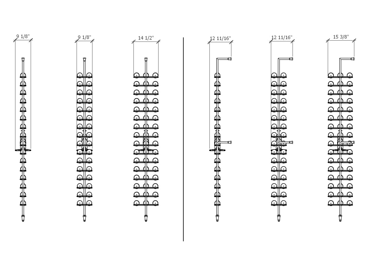 Alsace Wine Wall - 226 Bottles