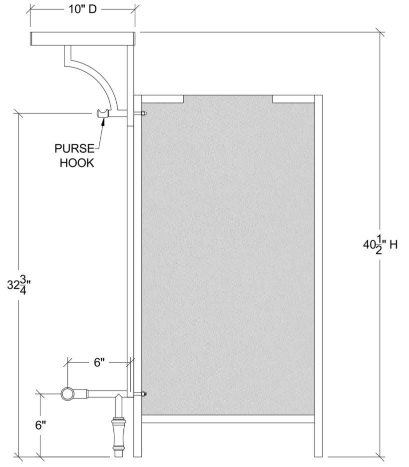 Bar Support System with Foot Rail