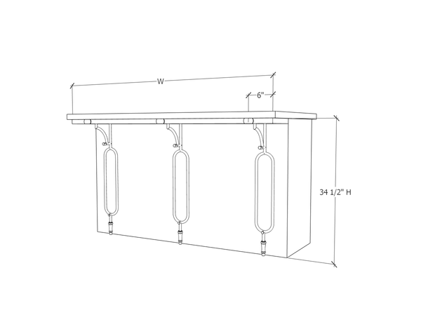 Architectural Bar Front Support System