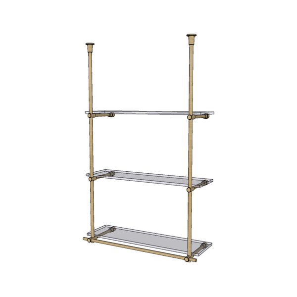 Ceiling Mount Shelving Fittings Metal Collection