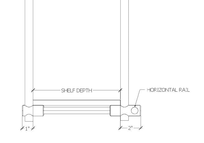 Bistro Ceiling Shelf