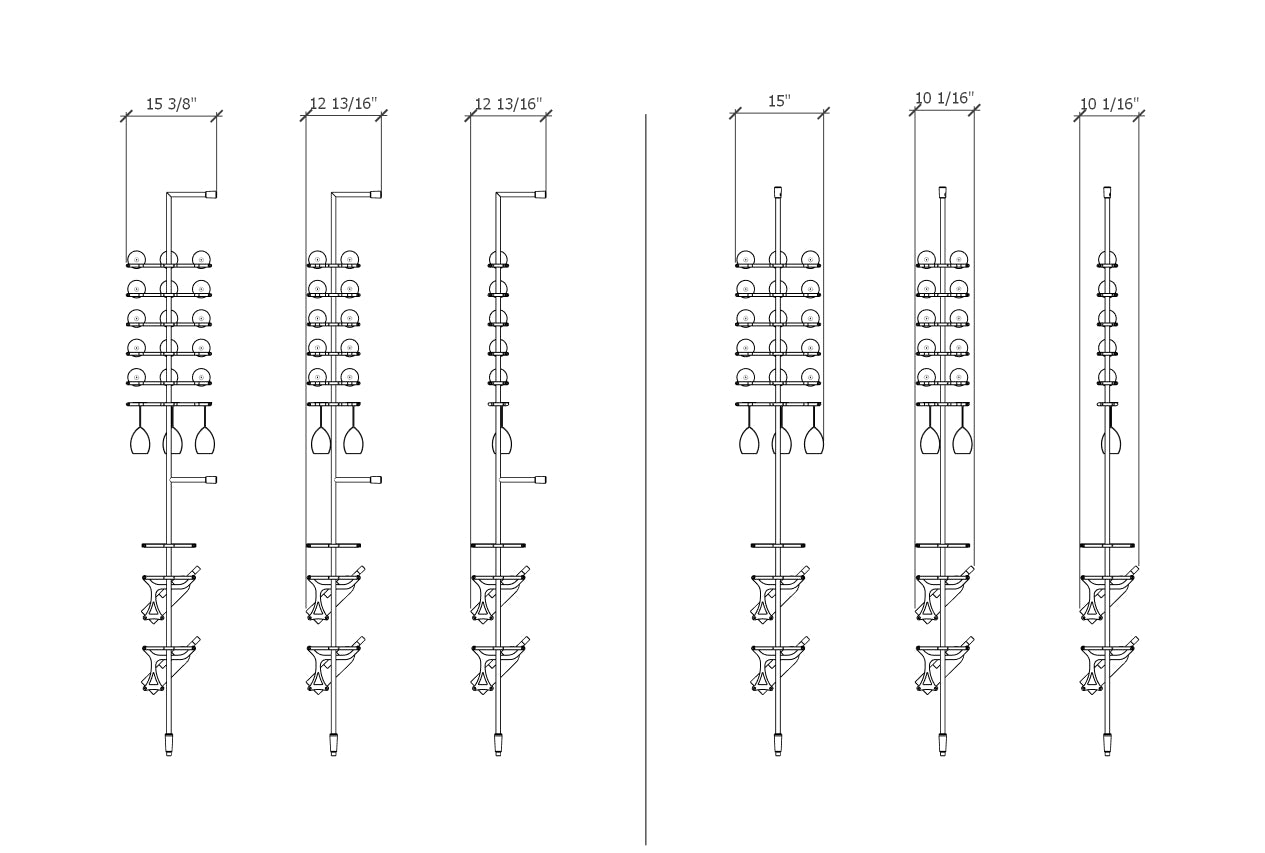 Campania Wine Wall - 36 Bottles