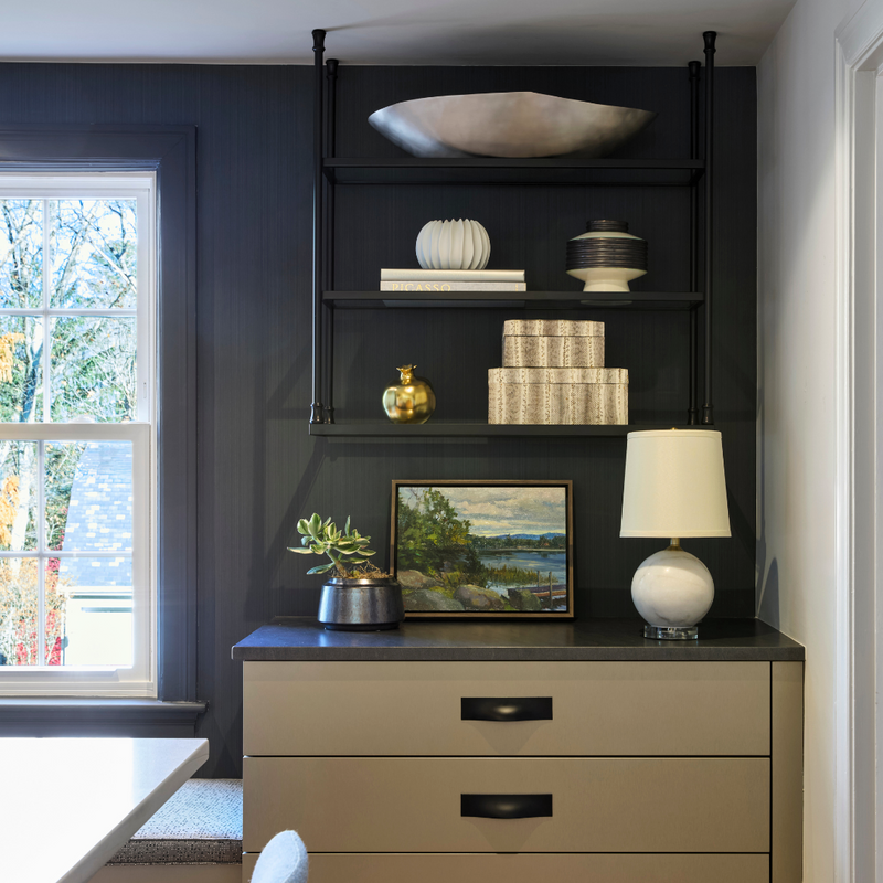 Designer Ceiling Mount Shelving | Metal Bar & Kitchen Shelves