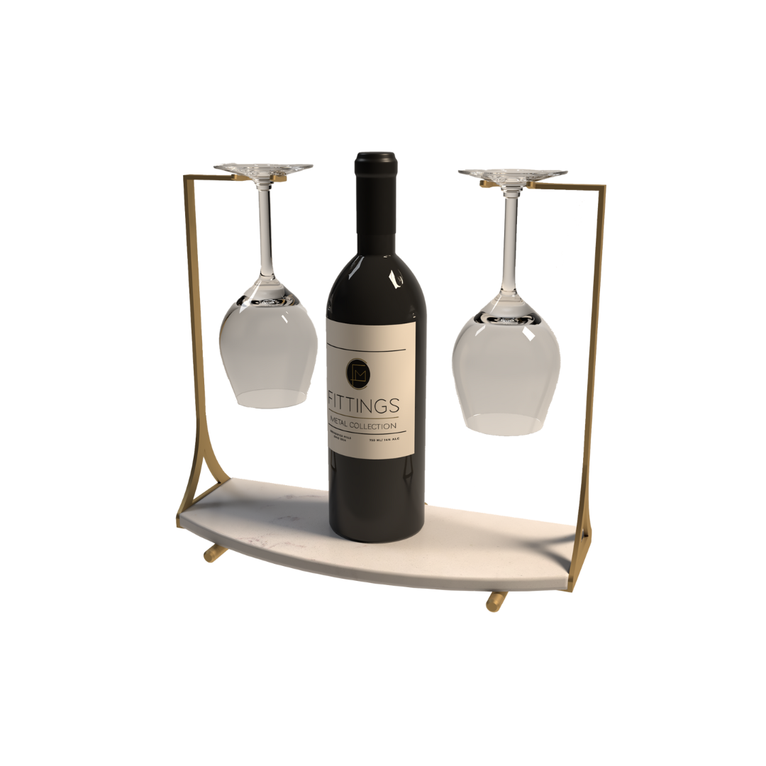 Wine Stemware Duo Shelf