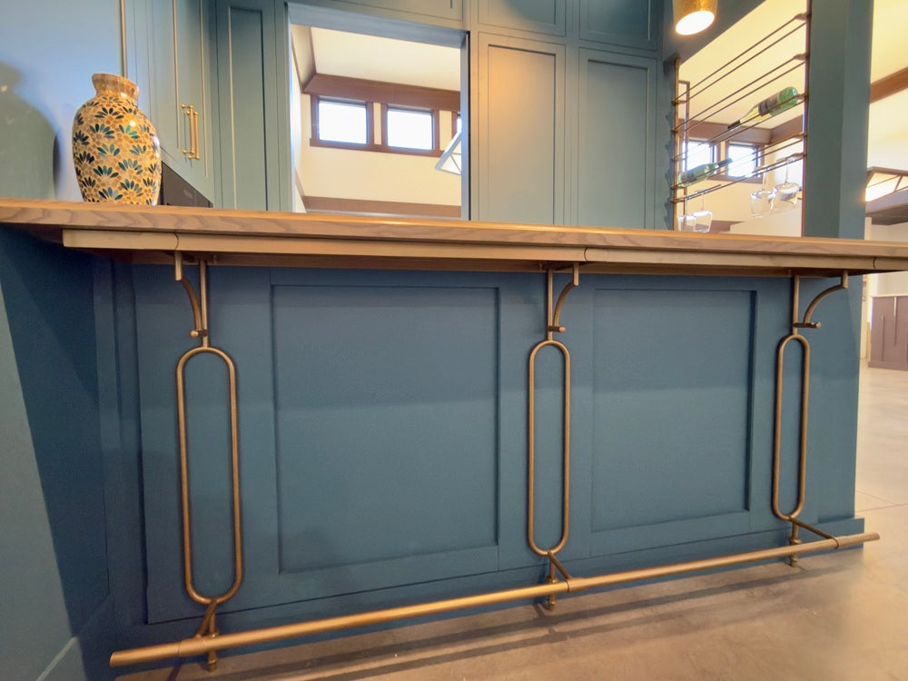 Bar Support System with Foot Rail