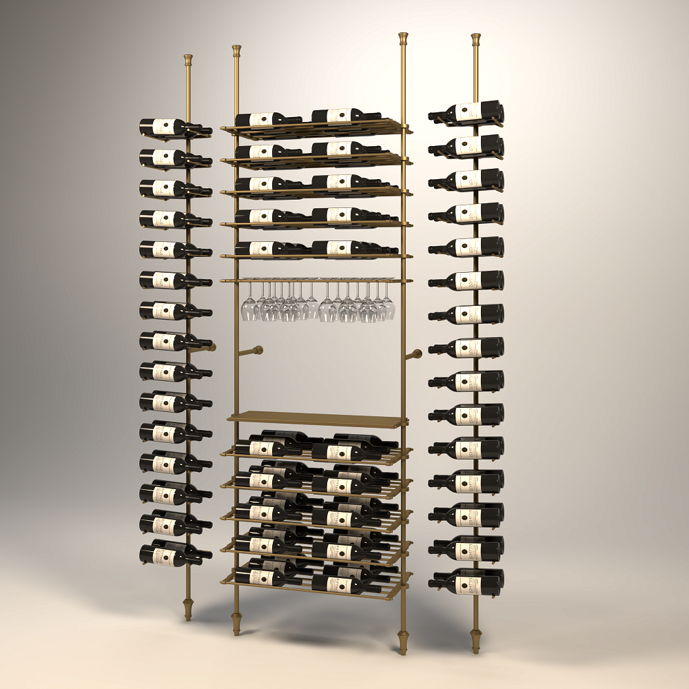 Lazio Wine Wall - 120 Bottles