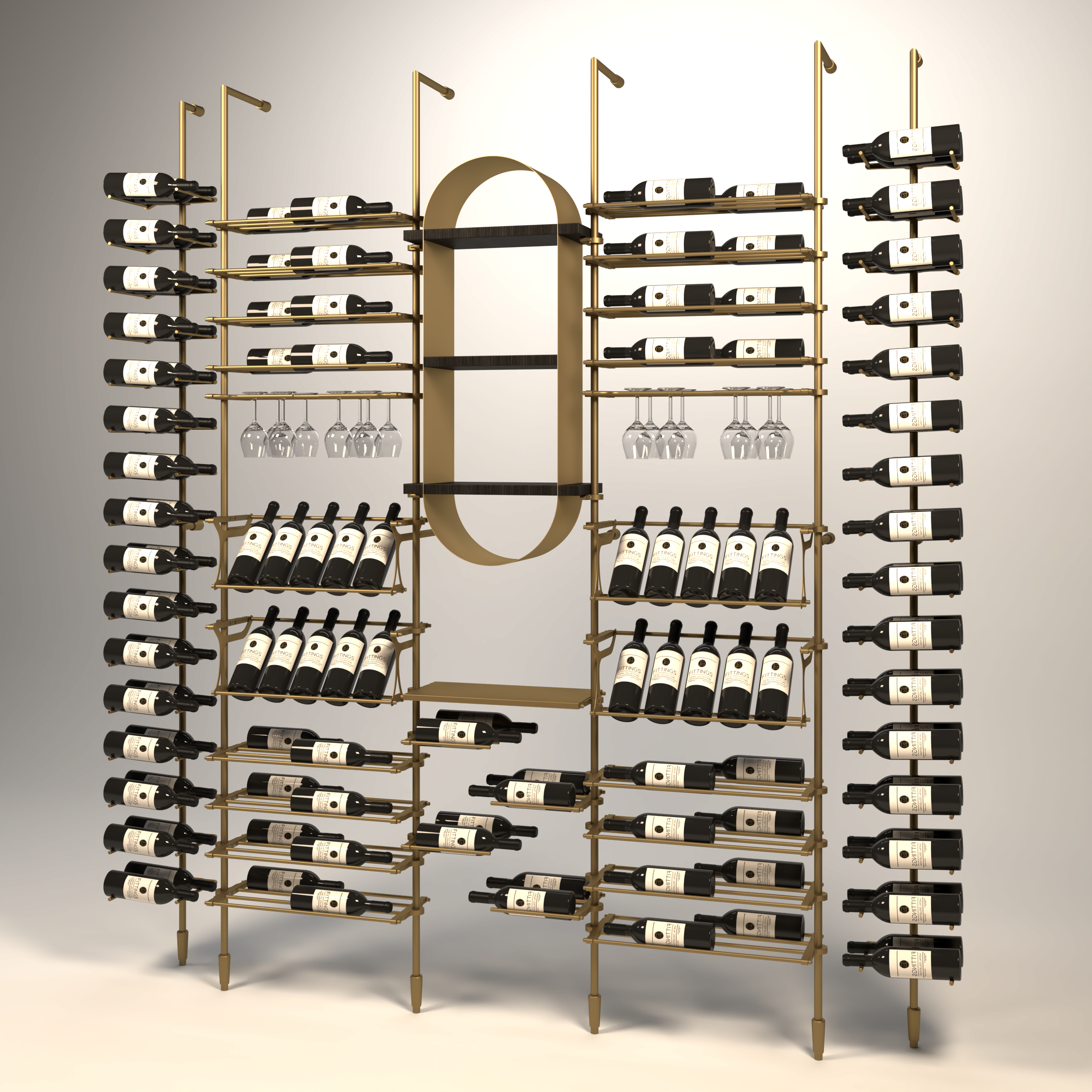 Marche Wine Wall - 124 Bottles
