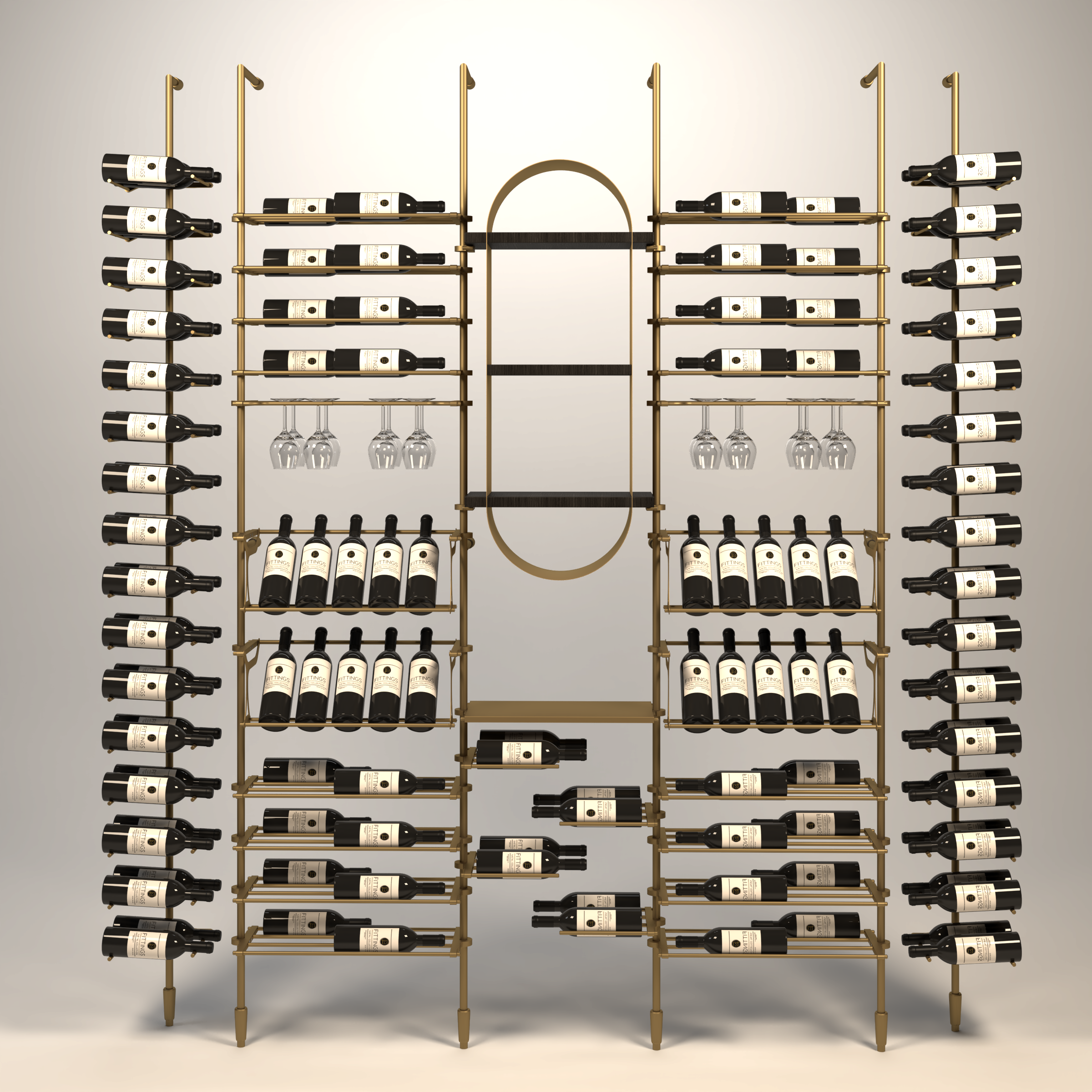 Marche Wine Wall - 124 Bottles