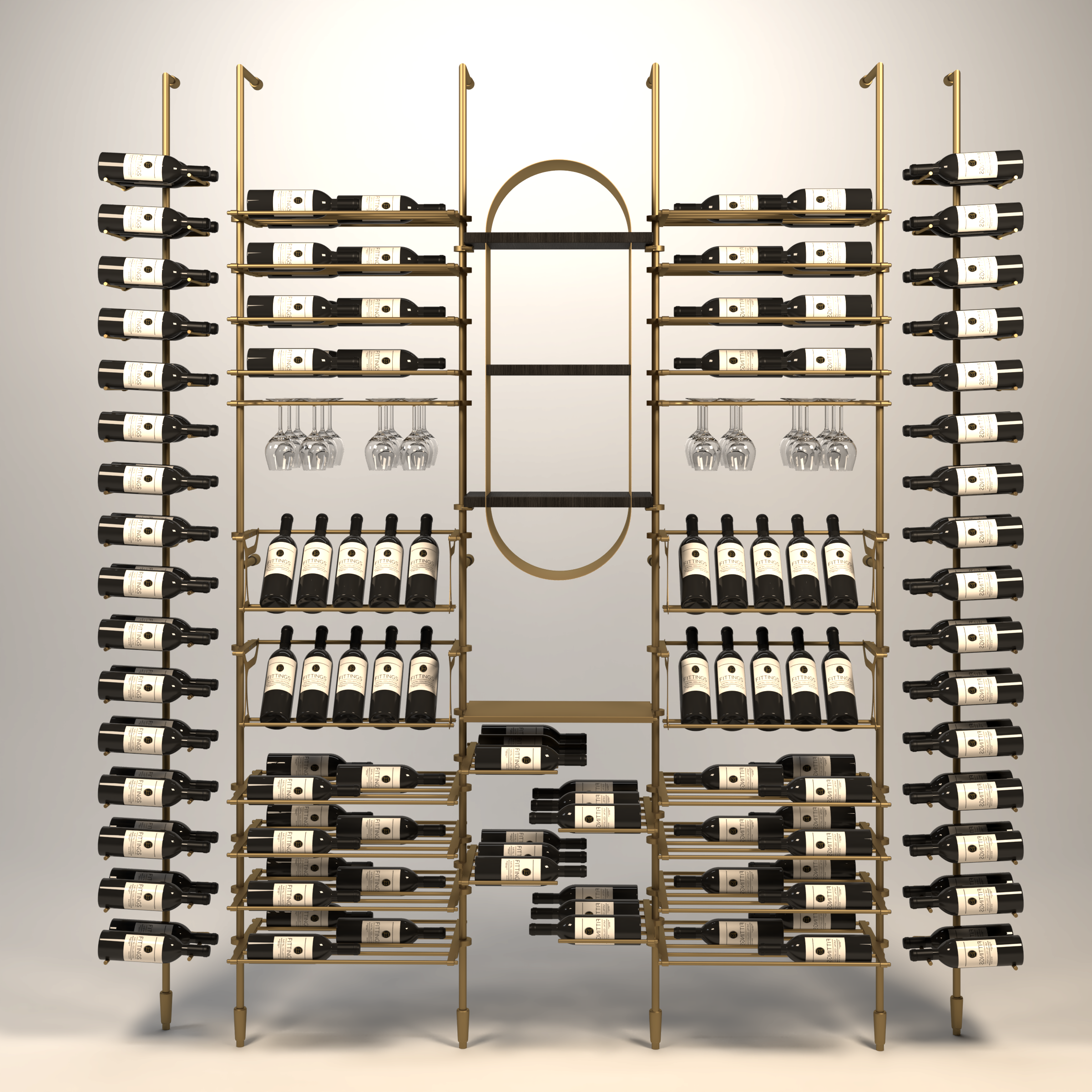Marche Wine Wall - 144 Bottles