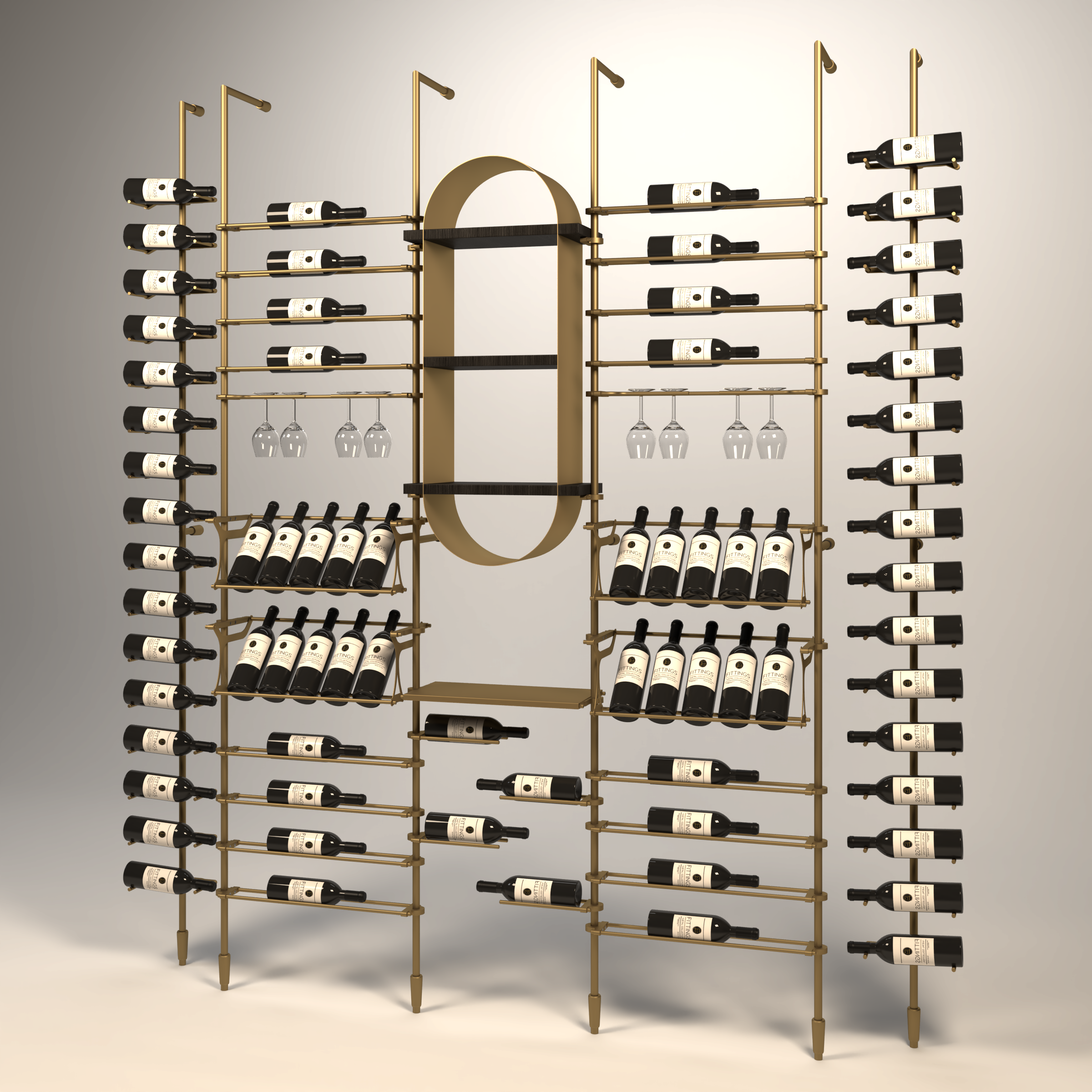 Marche Wine Wall - 72 Bottles