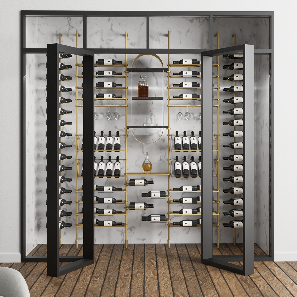 Marche Wine Wall - 124 Bottles