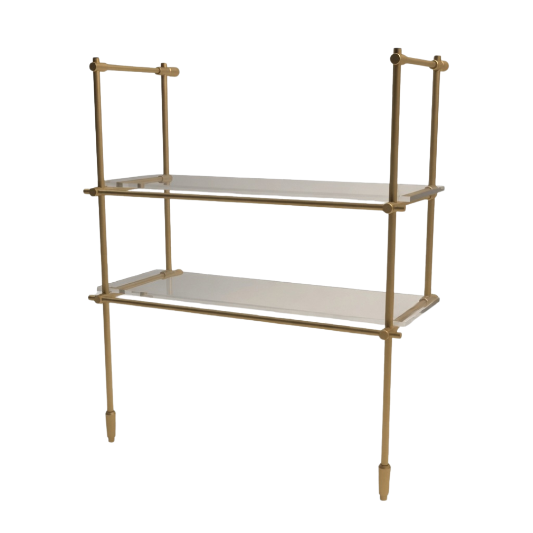Bistro Counter to Wall Shelf - Livable Luxe Edition
