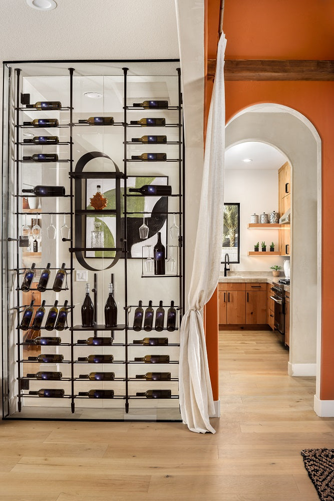 Modern Hacienda Wine Wall