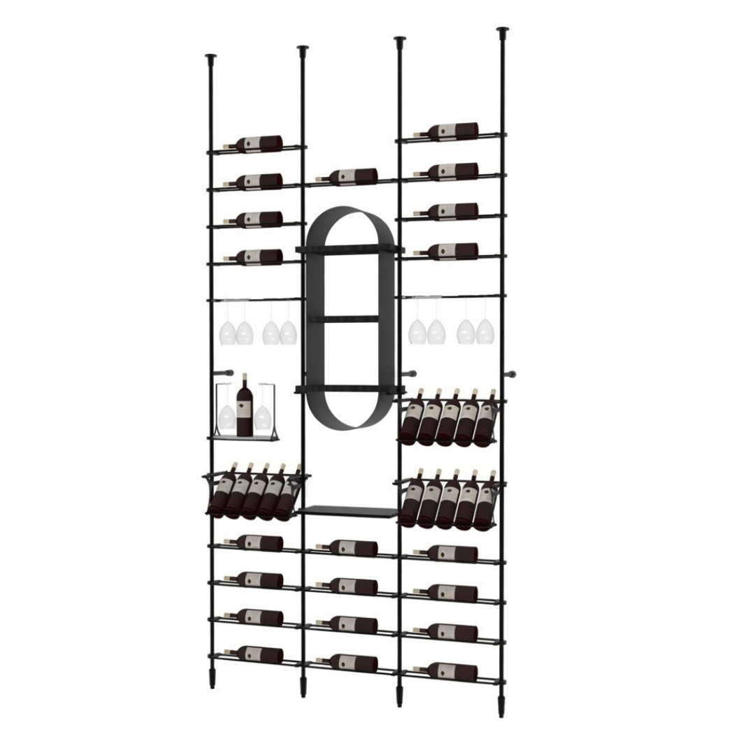 Modern Hacienda Wine Wall