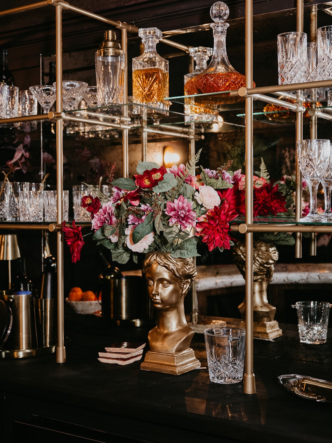 Bistro Counter to Wall Shelf - Livable Luxe Edition