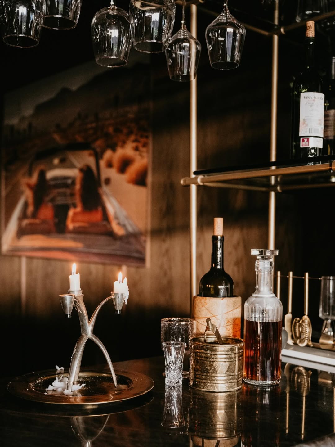 Bistro Counter to Wall Shelf - Livable Luxe Edition