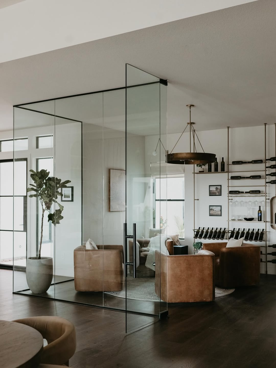 Comfortable Elegance Wine Wall