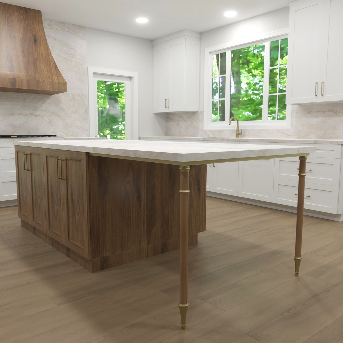 Walnut Extend Table Walnut Solo Table Extension