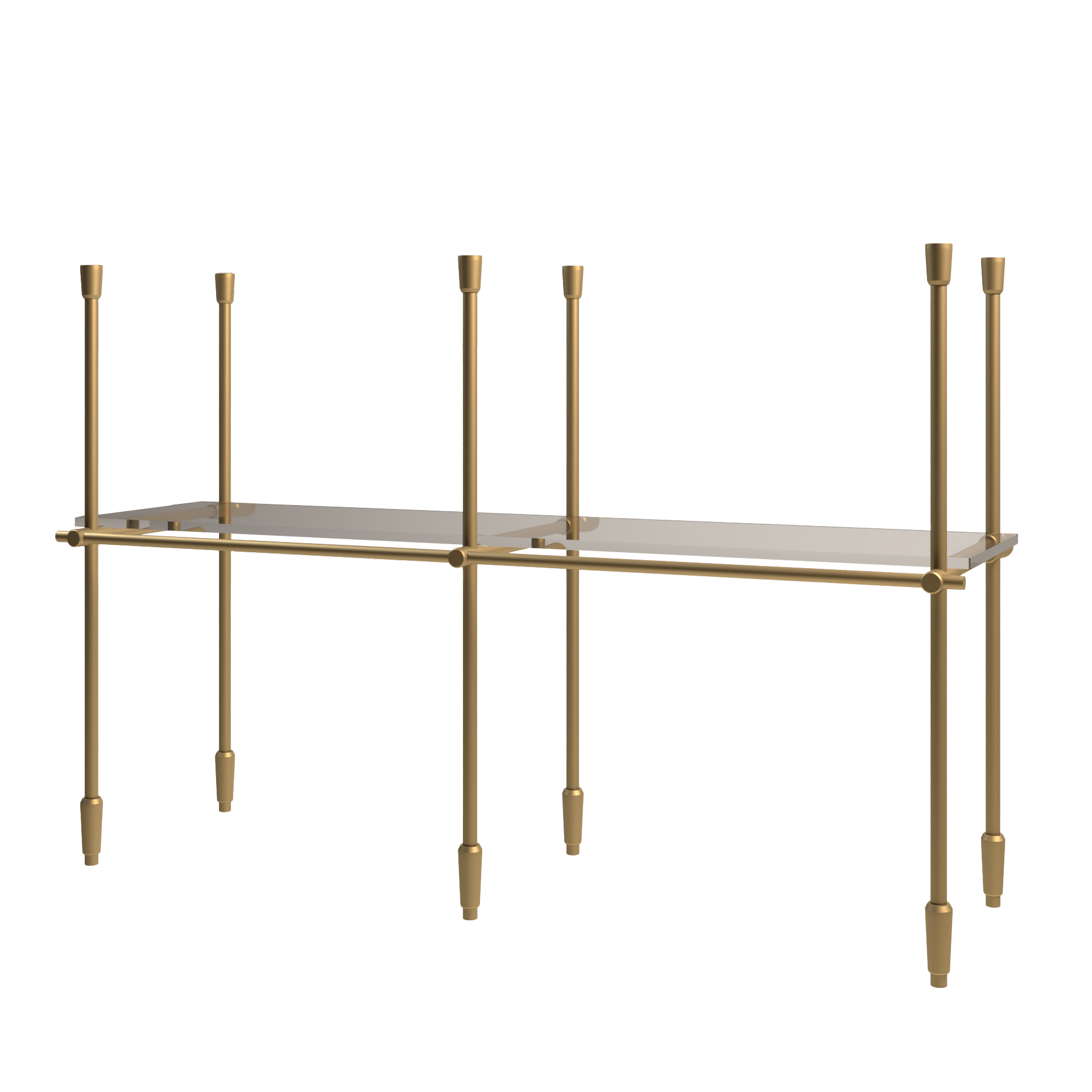 Bistro Floor/Counter to Ceiling Shelf