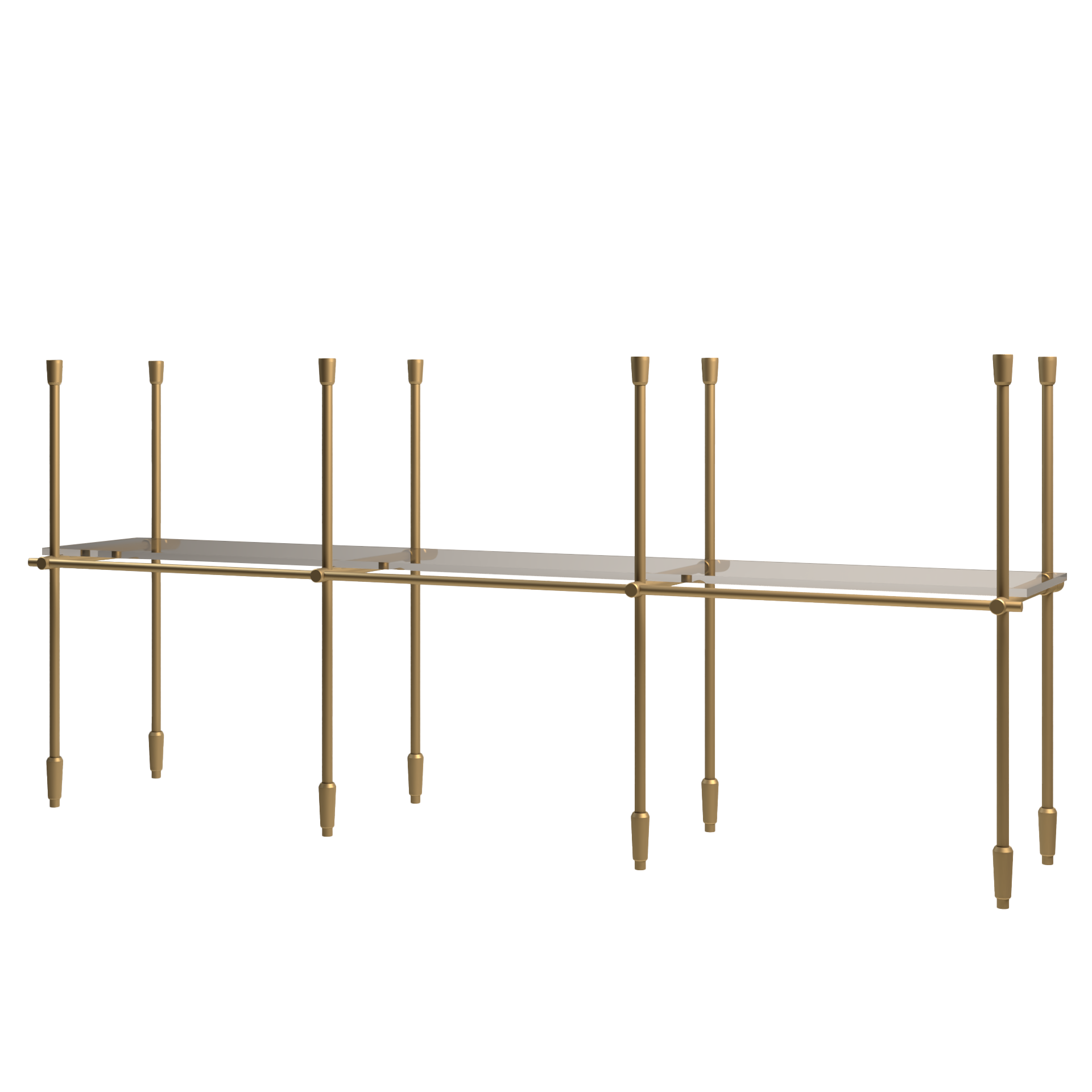 Bistro Floor/Counter to Ceiling Shelf