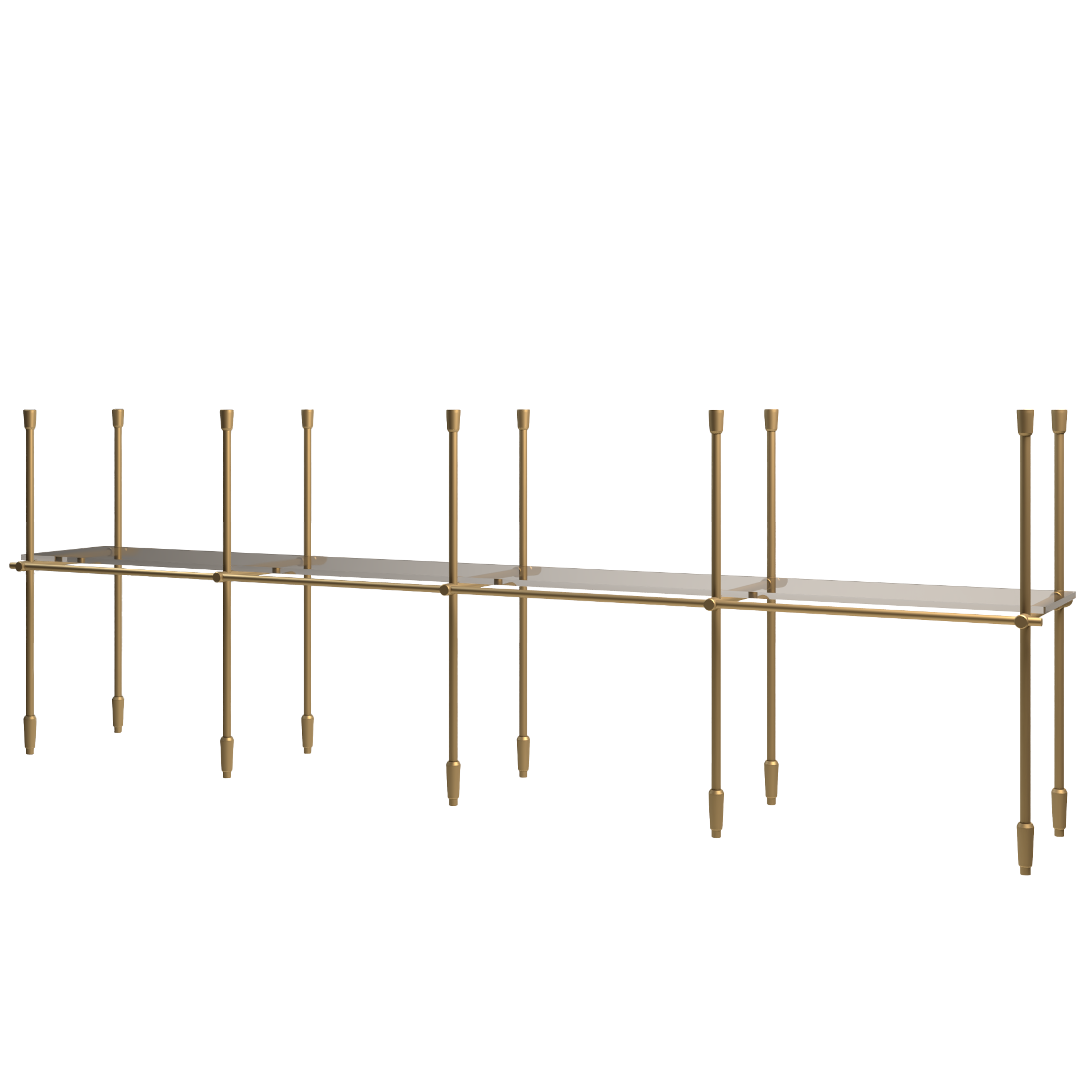 Bistro Floor/Counter to Ceiling Shelf
