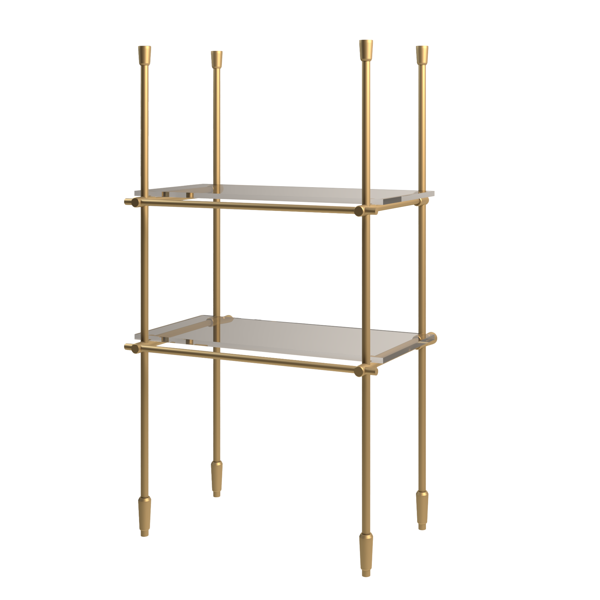 Bistro Floor/Counter to Ceiling Shelf