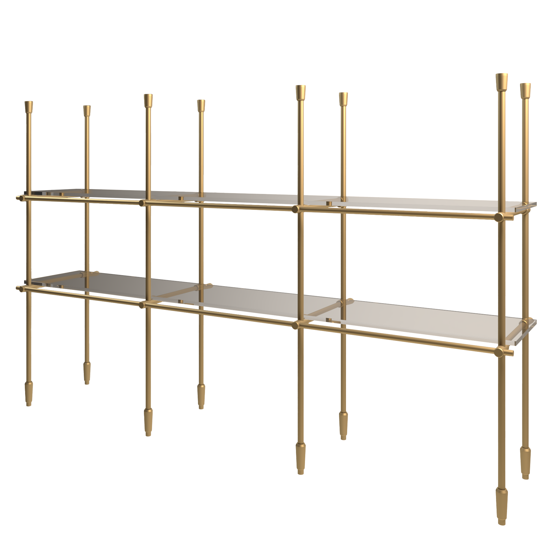 Bistro Floor/Counter to Ceiling Shelf