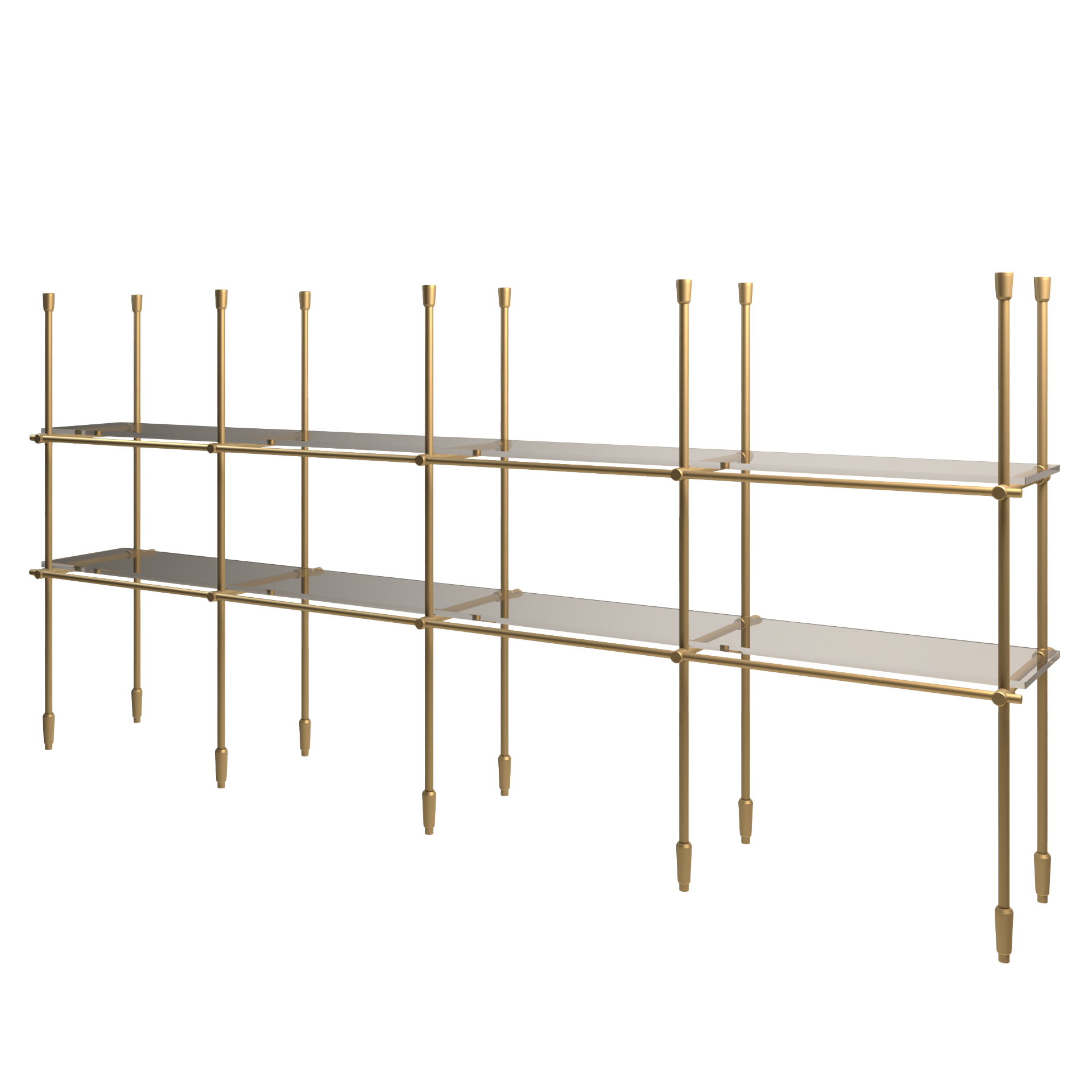 Bistro Floor/Counter to Ceiling Shelf