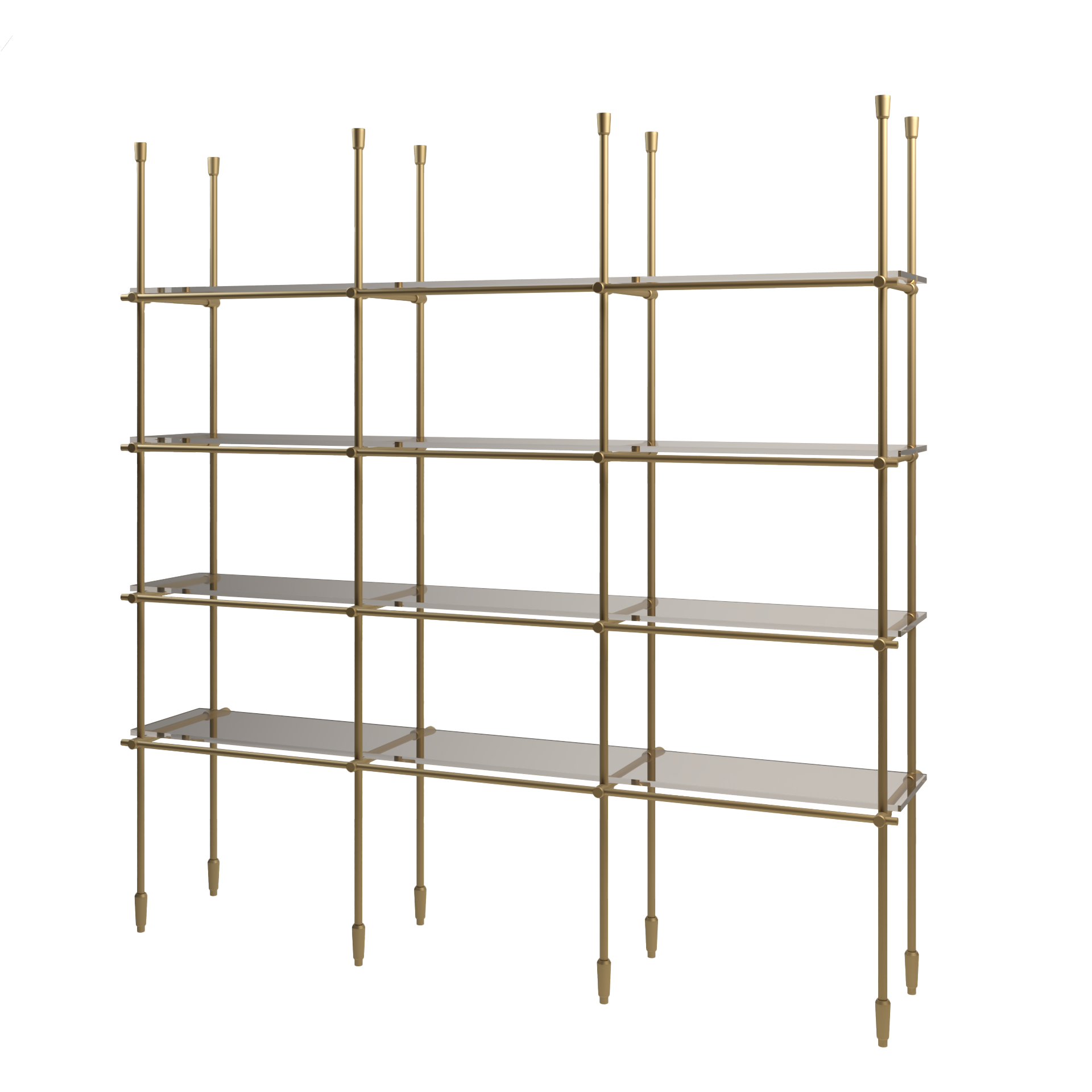 Bistro Floor/Counter to Ceiling Shelf