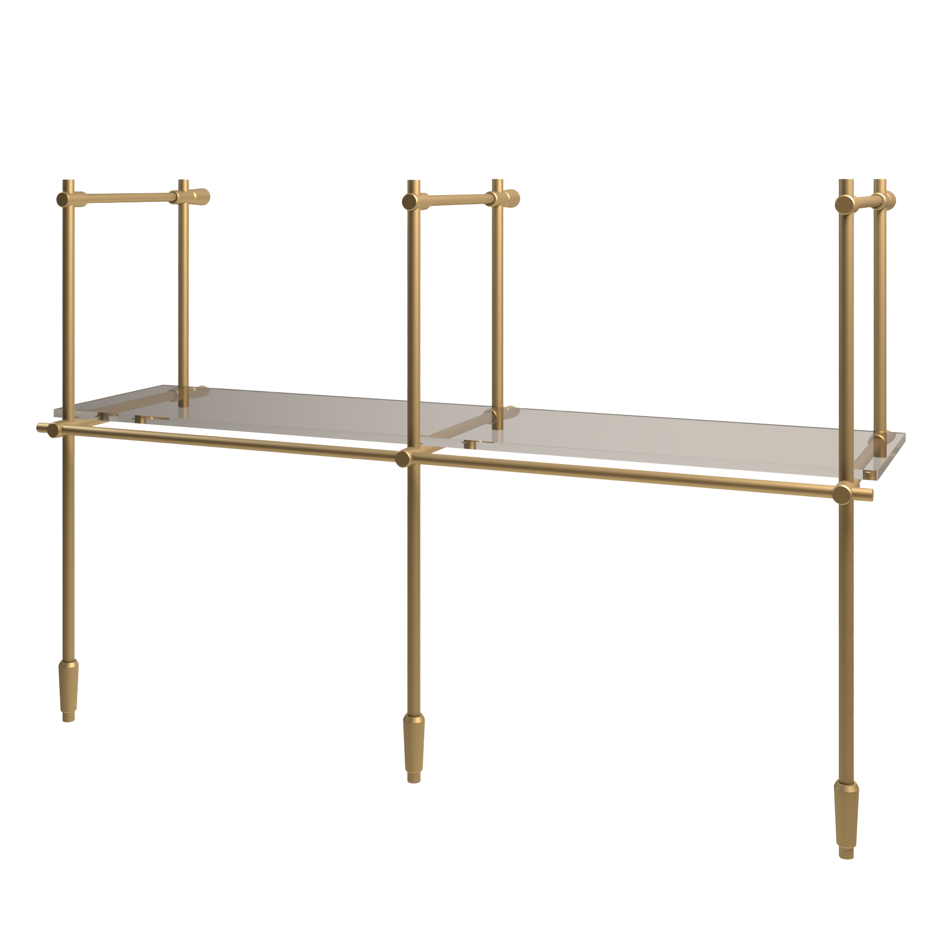 Bistro Floor/Counter to Wall Shelf