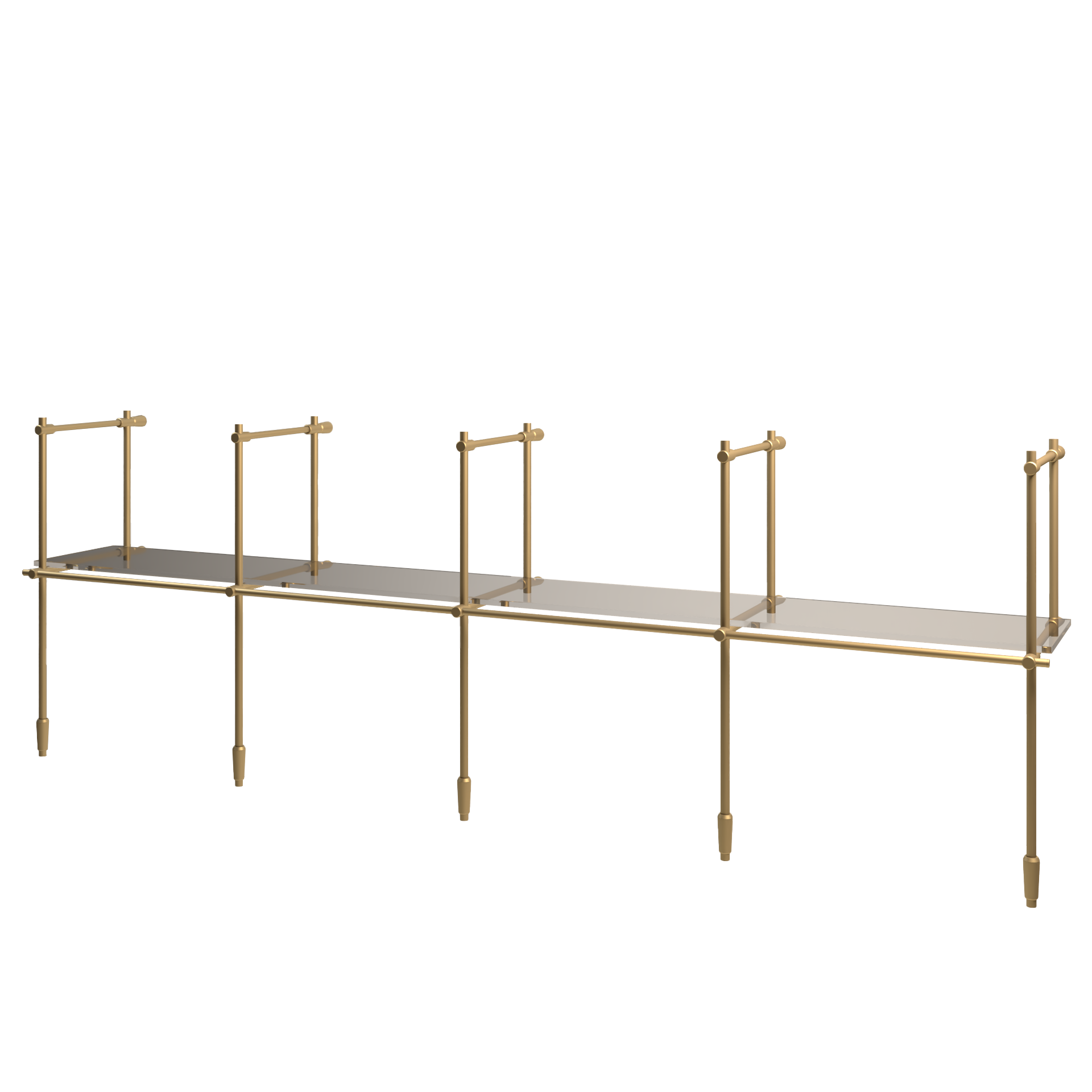 Bistro Floor/Counter to Wall Shelf