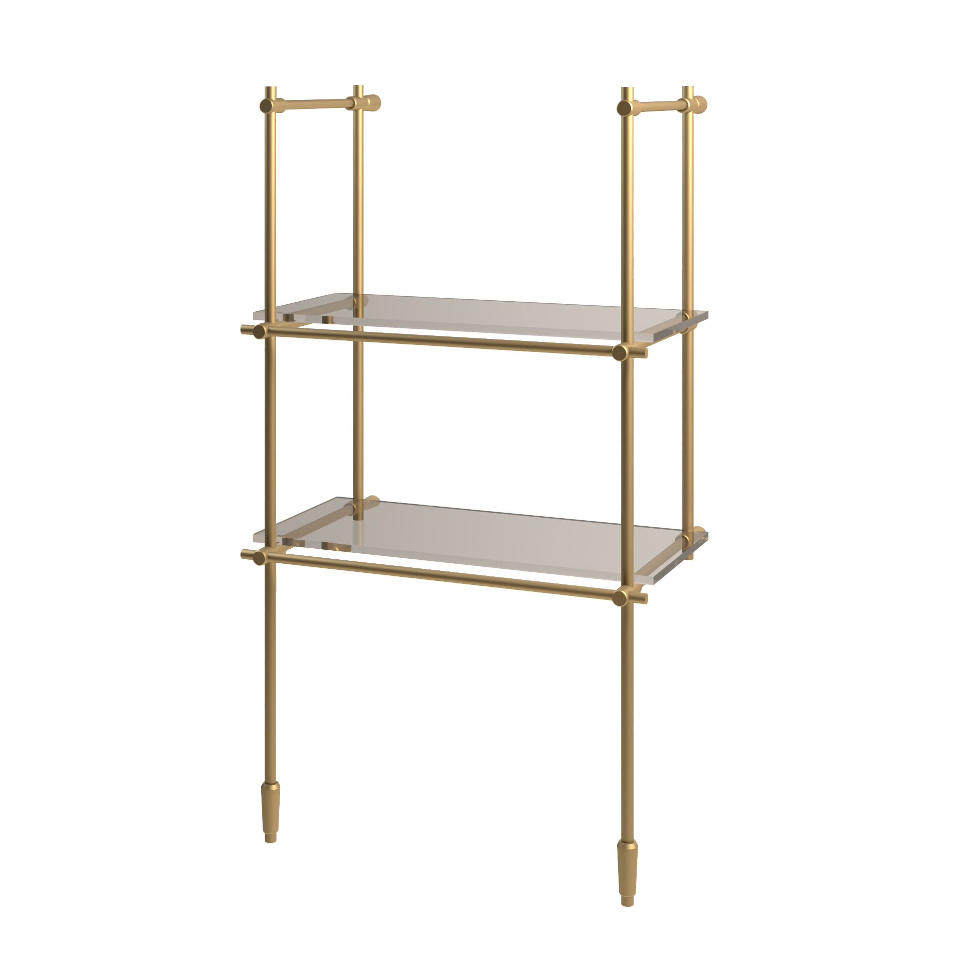 Bistro Floor/Counter to Wall Shelf