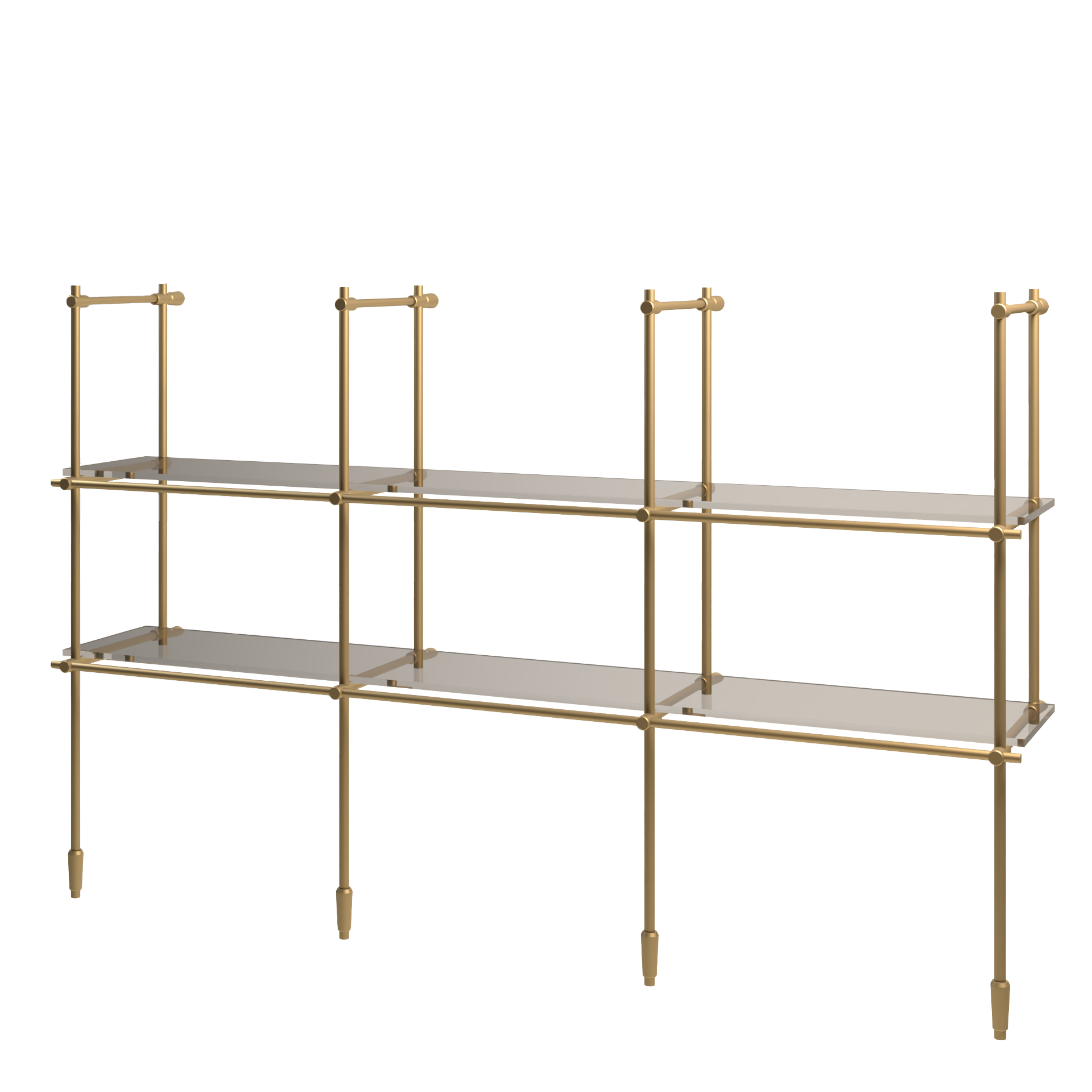 Bistro Floor/Counter to Wall Shelf