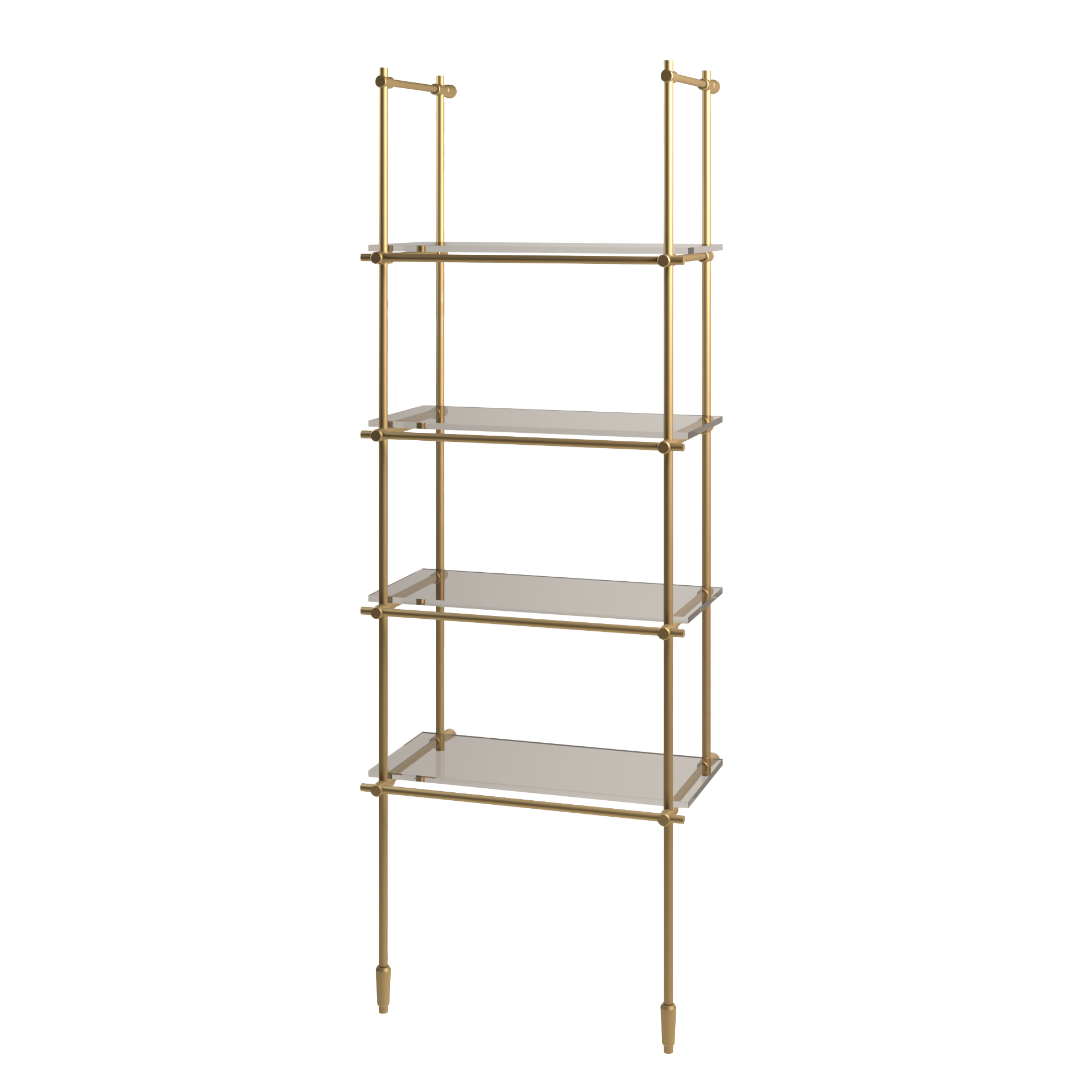 Bistro Floor/Counter to Wall Shelf