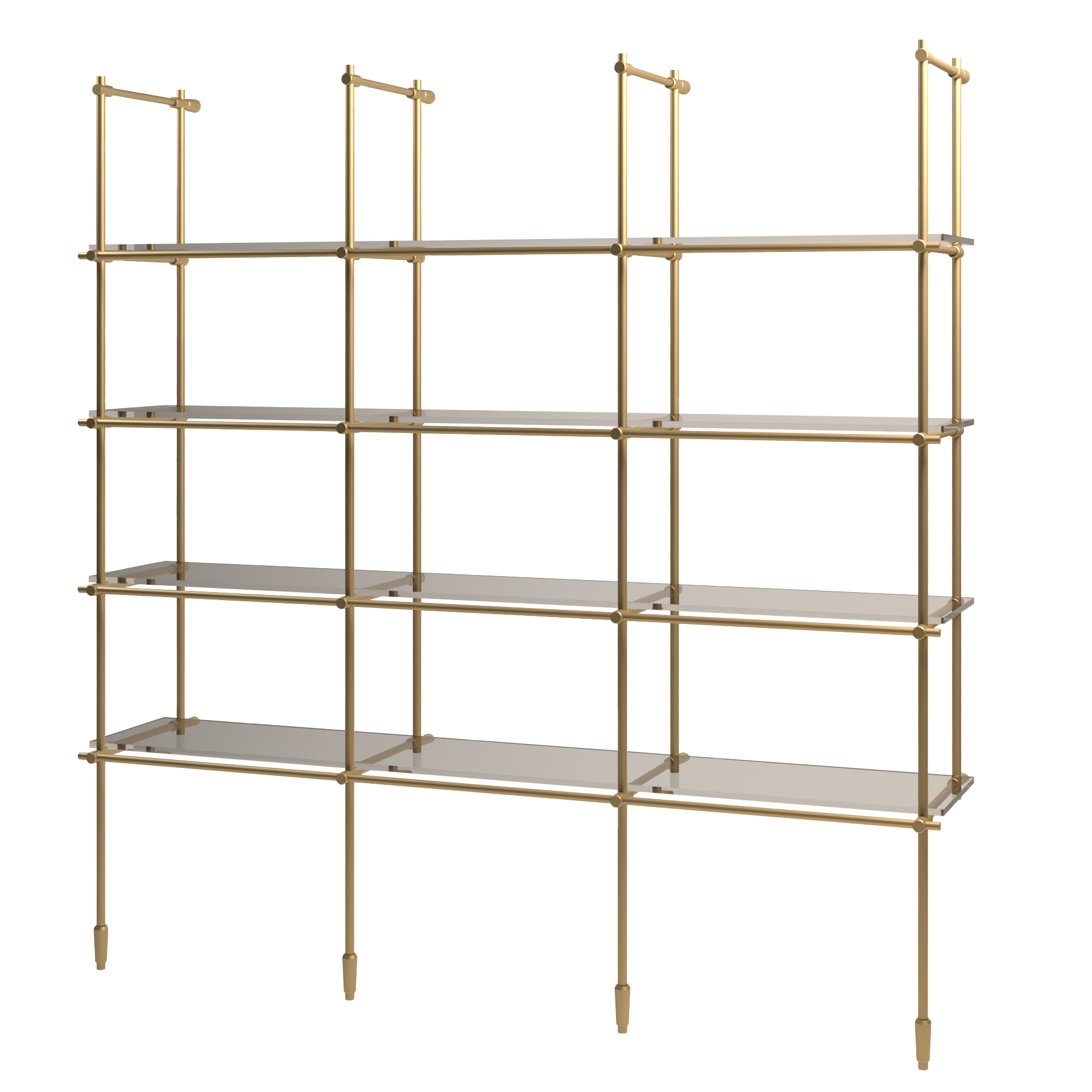 Bistro Floor/Counter to Wall Shelf