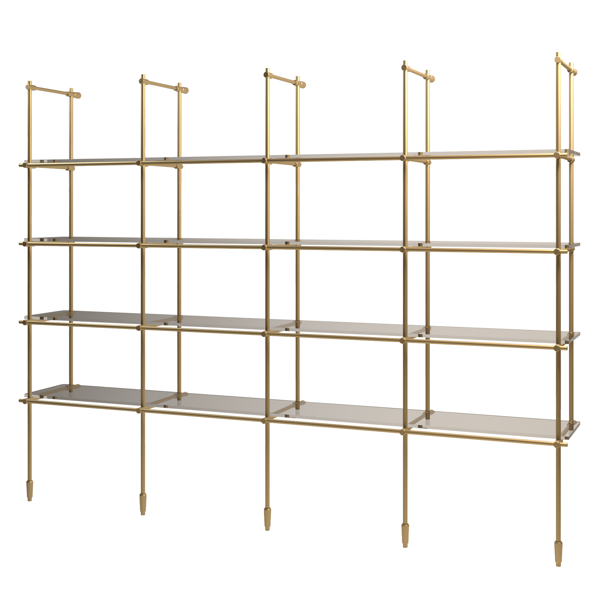 Bistro Floor/Counter to Wall Shelf