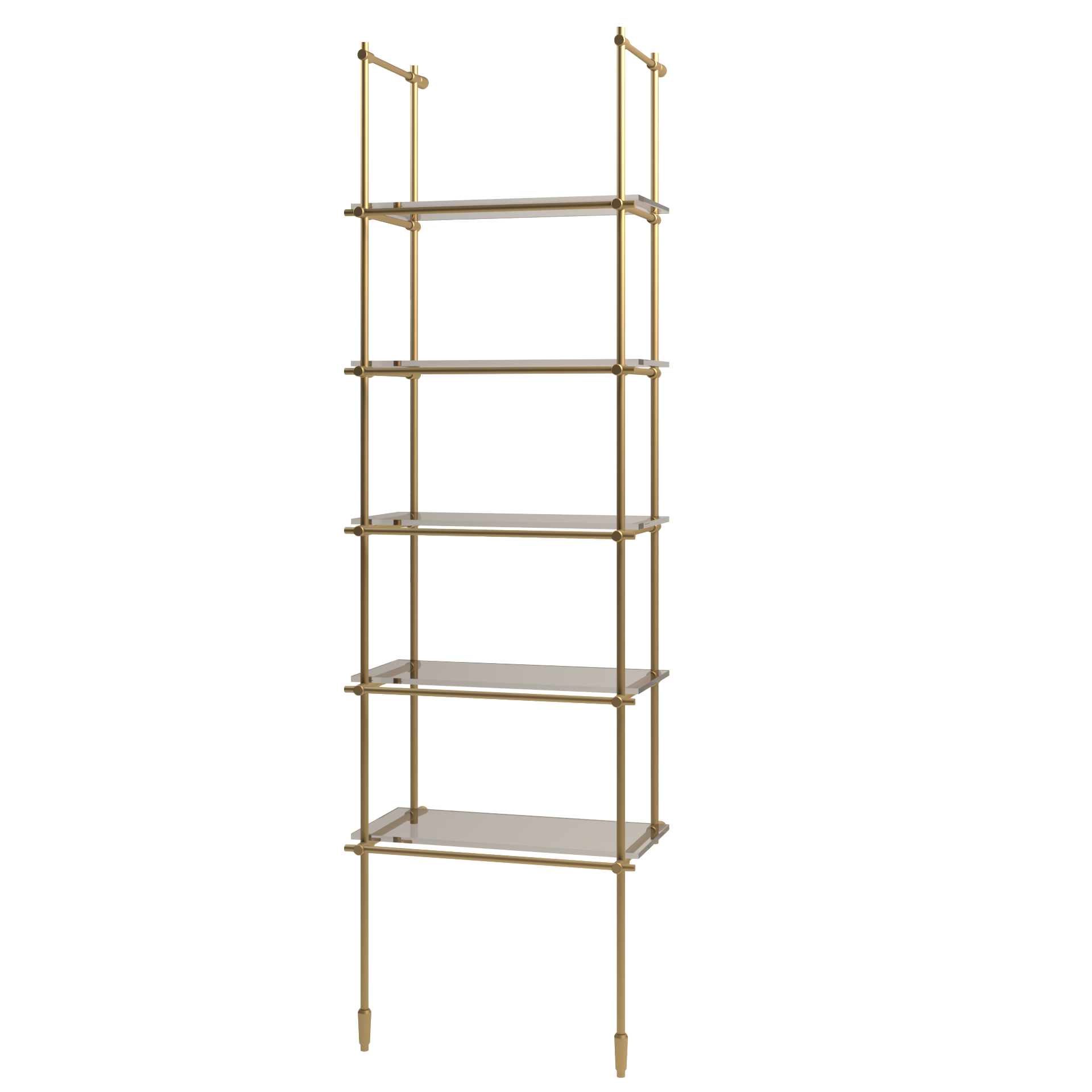 Bistro Floor/Counter to Wall Shelf