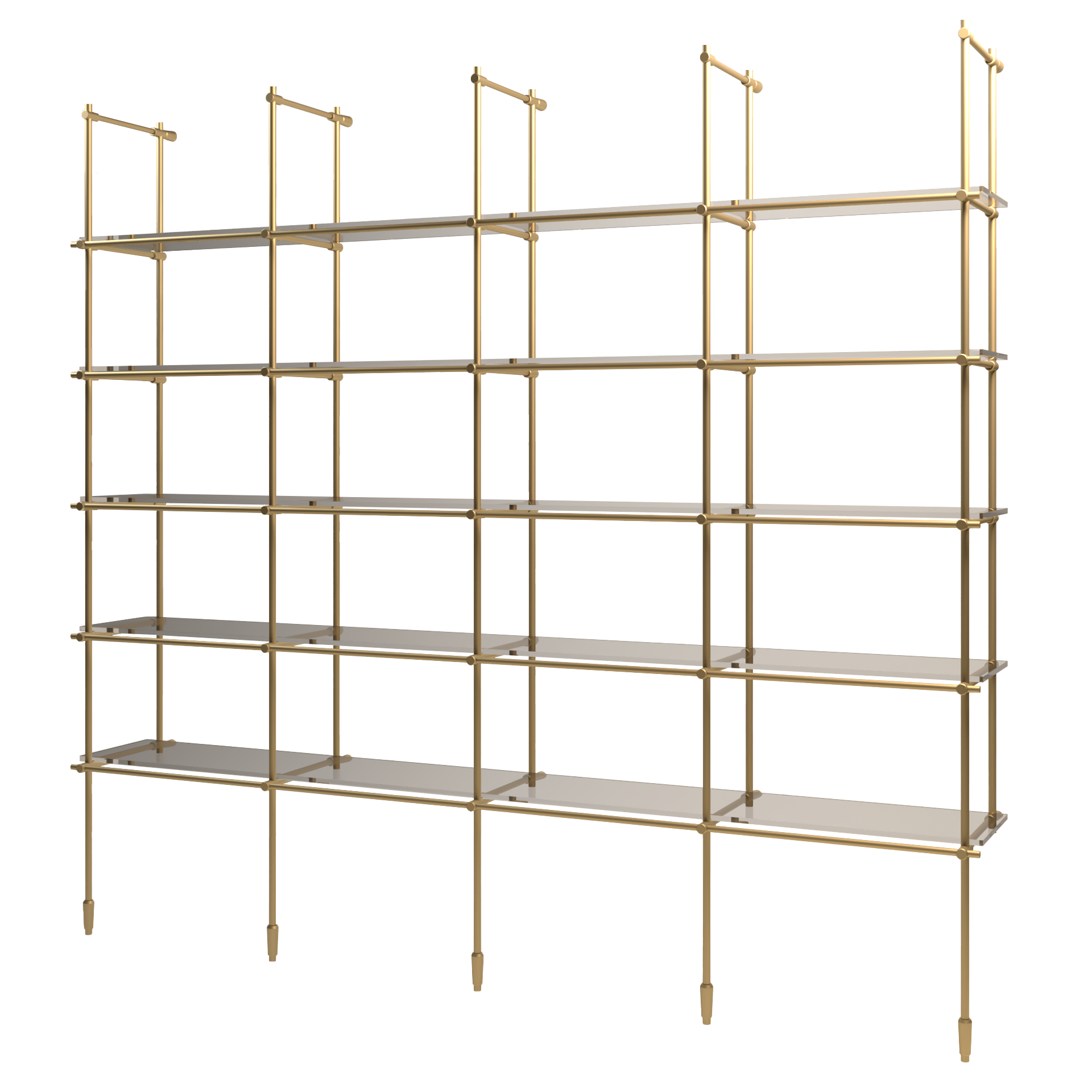 Bistro Floor/Counter to Wall Shelf