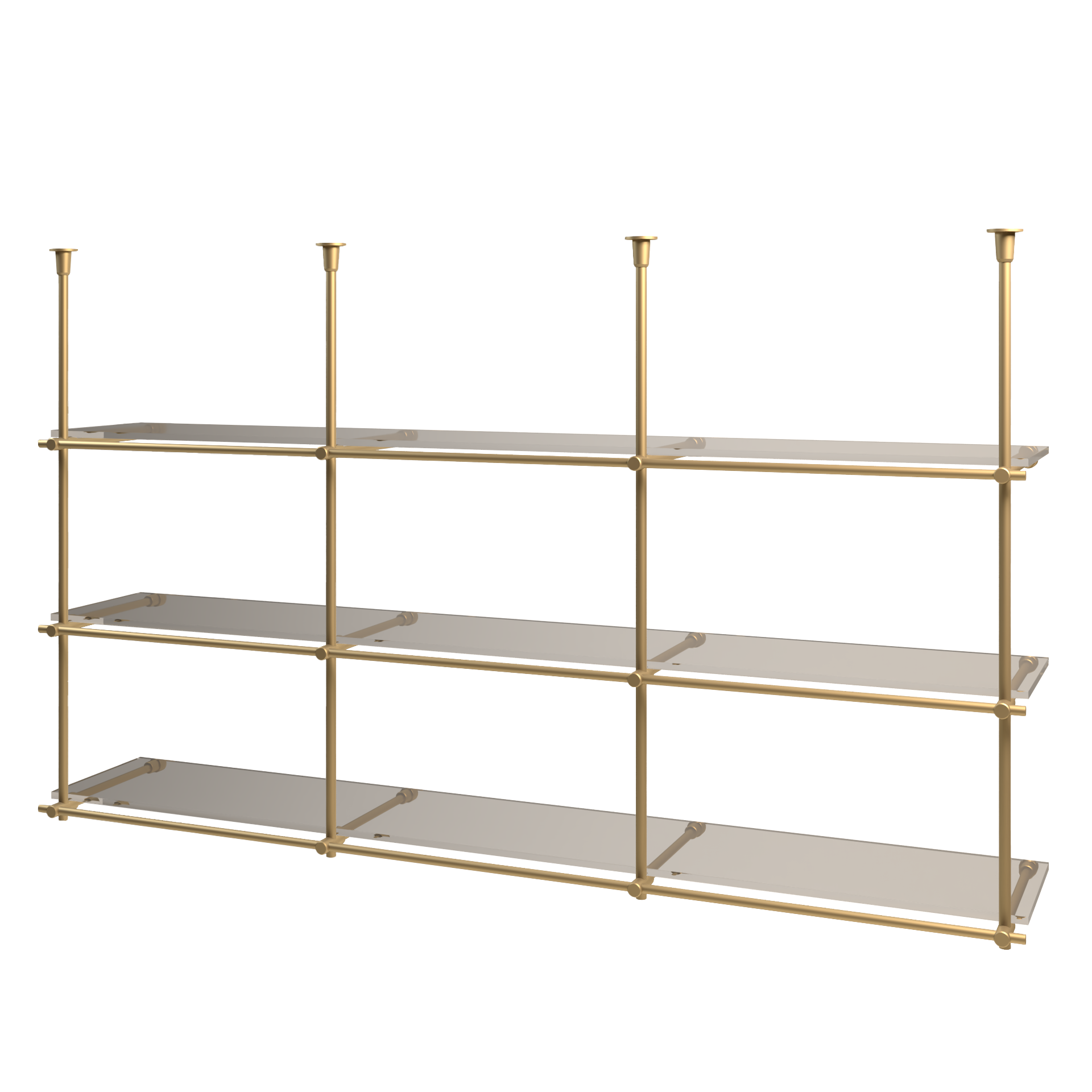 Bistro Wall to Ceiling Shelf No Rear Vertical