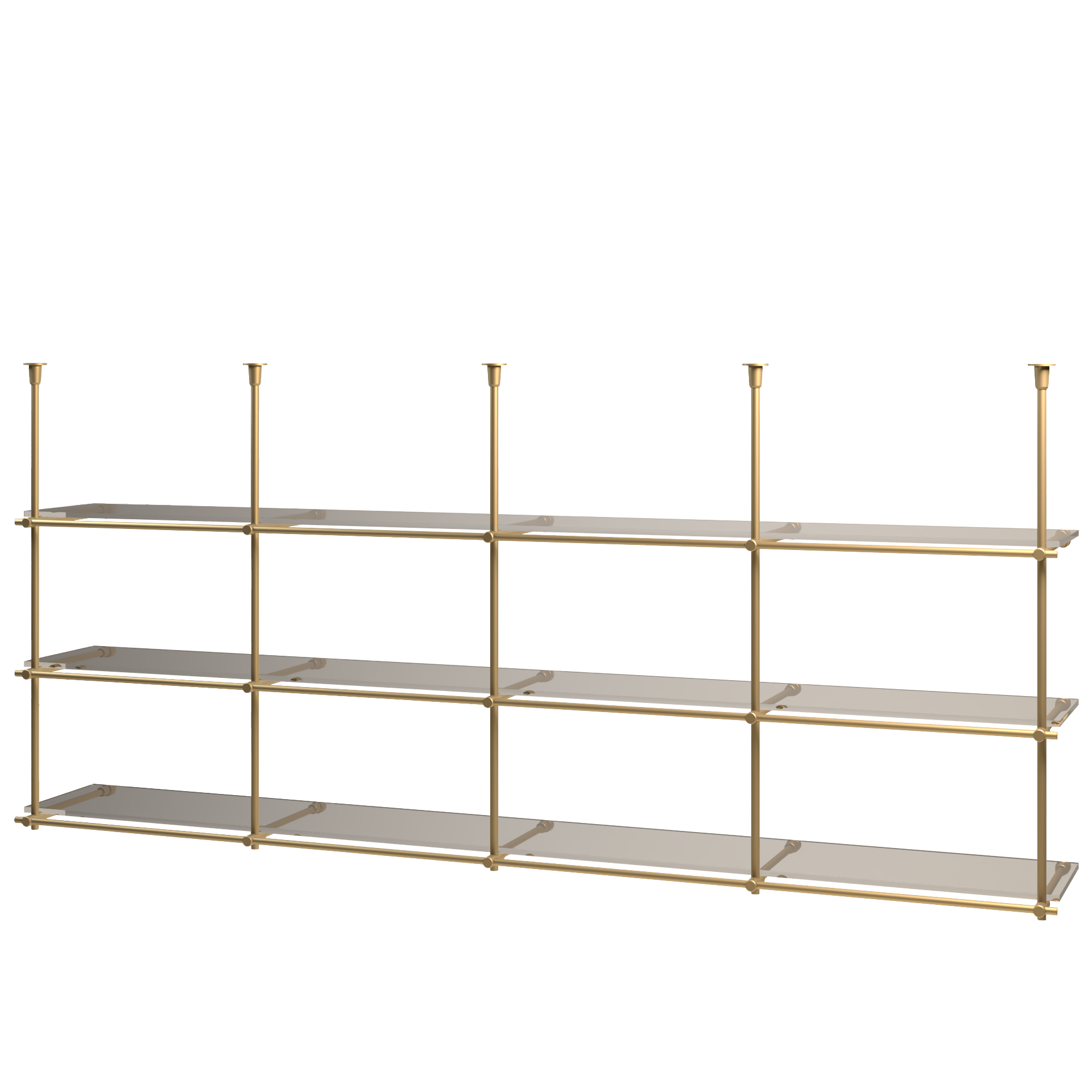 Bistro Wall to Ceiling Shelf No Rear Vertical