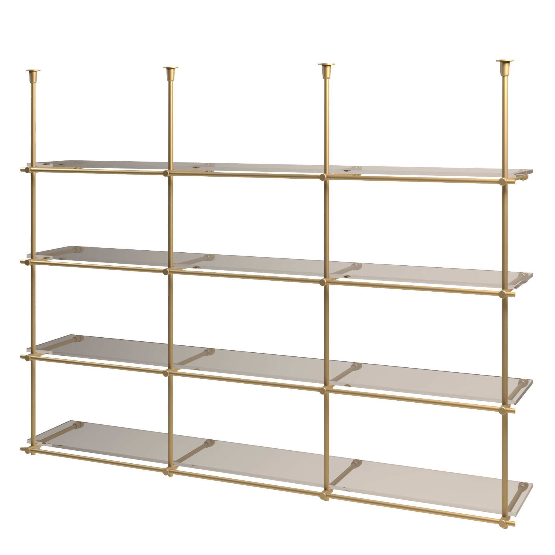 Bistro Wall to Ceiling Shelf No Rear Vertical