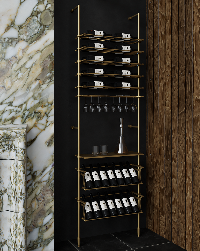 Campania Wine Wall - 46 Bottles