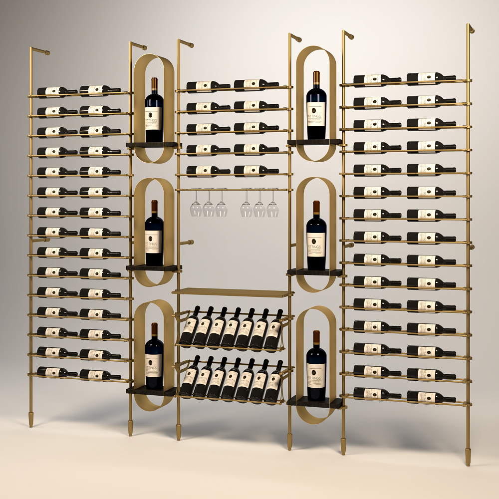 Corsica Wine Wall - 86 Bottles