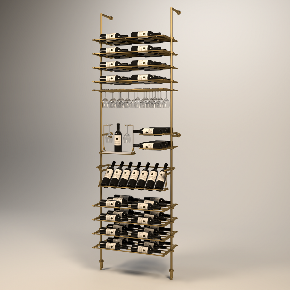 Provence Wine Wall - 63 Bottles