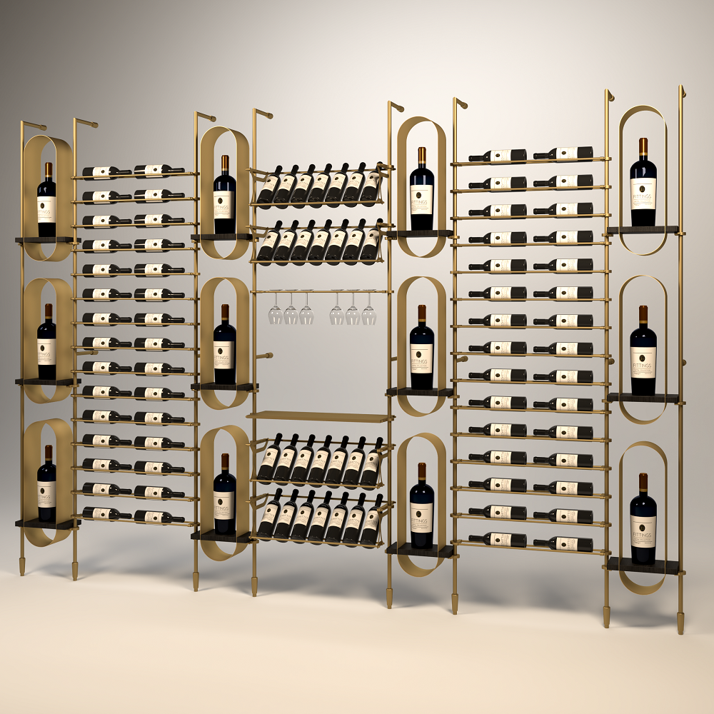 Umbria Wine Wall - 92 Bottles