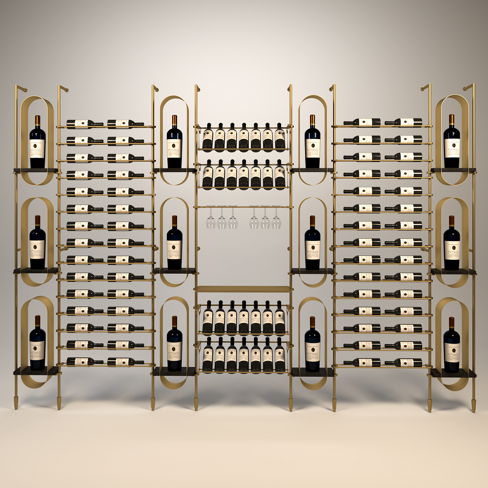 Umbria Wine Wall - 92 Bottles