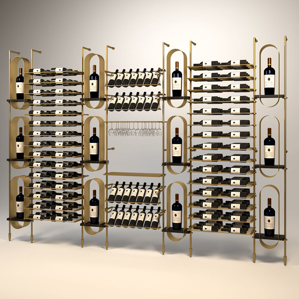 Umbria Wine Wall - 212 Bottles